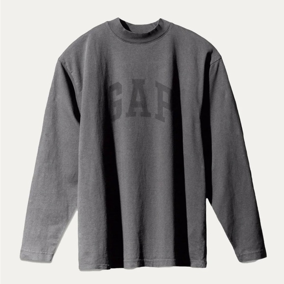 Yeezy Gap Engineered by Balenciaga Dove Long-Sleeve Tee. 2XL   New dark gray - Picture 2 of 2